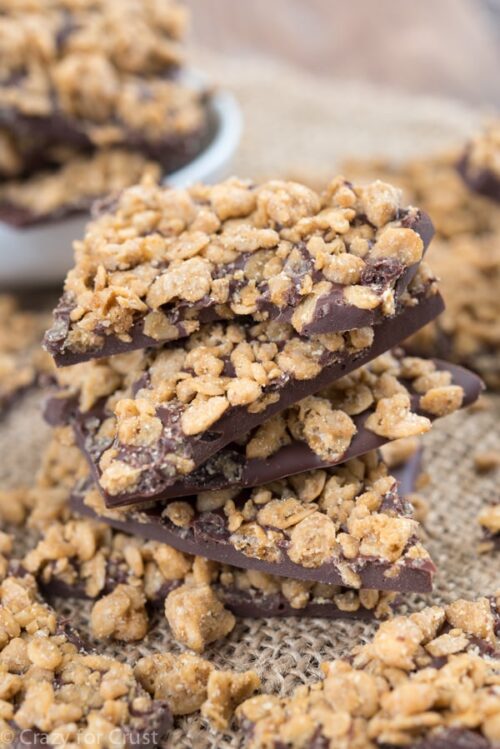 Chocolate Granola Bark Crazy for Crust