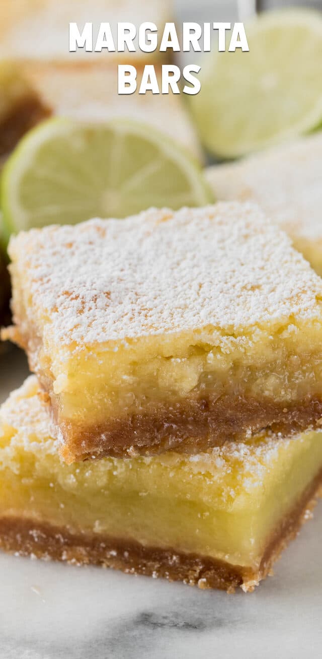 stack of margarita bars