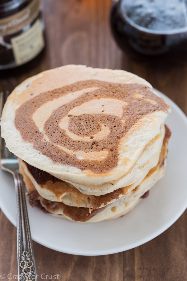 Marionberry Swirl Pancakes