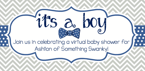 its a boy, baby shower graphic 