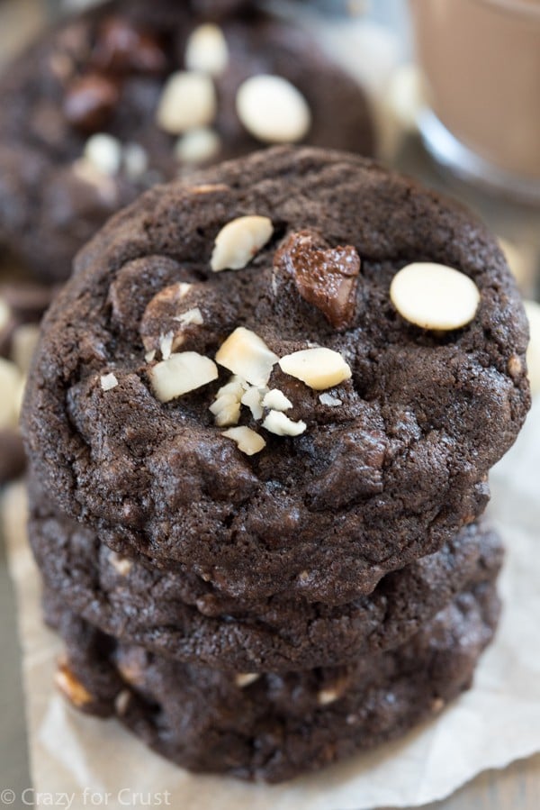 Stack of Chocolate Cookies