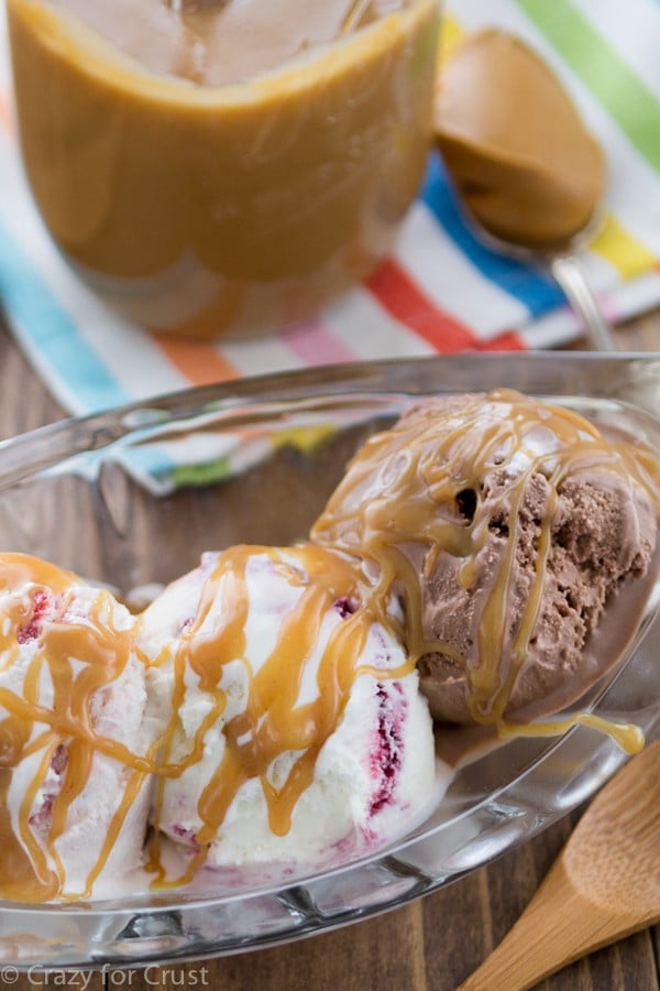 Peanut Butter Sauce for ice cream sundaes!