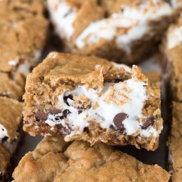 Bunch of Oatmeal Cookie S'mores Bars