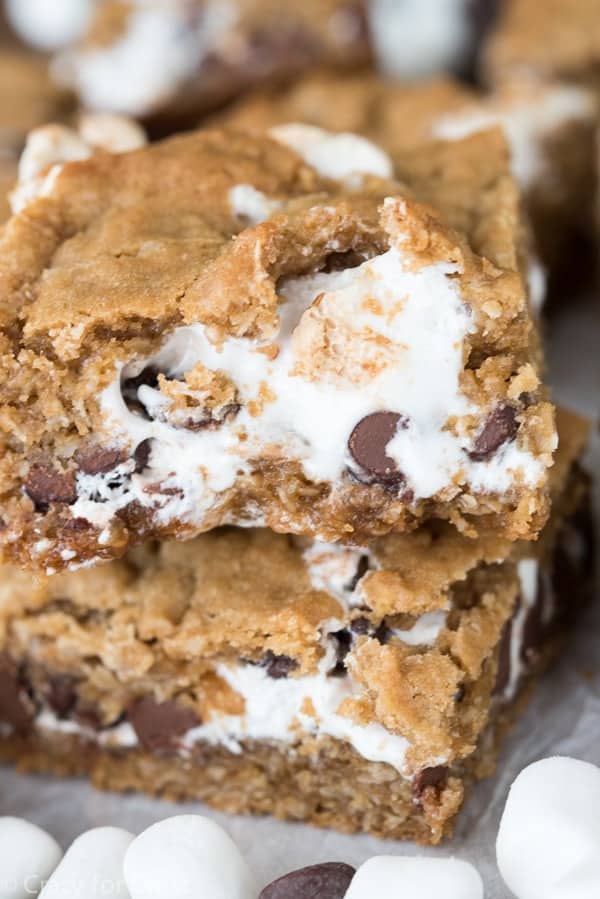 Oatmeal Cookie S'mores Bars