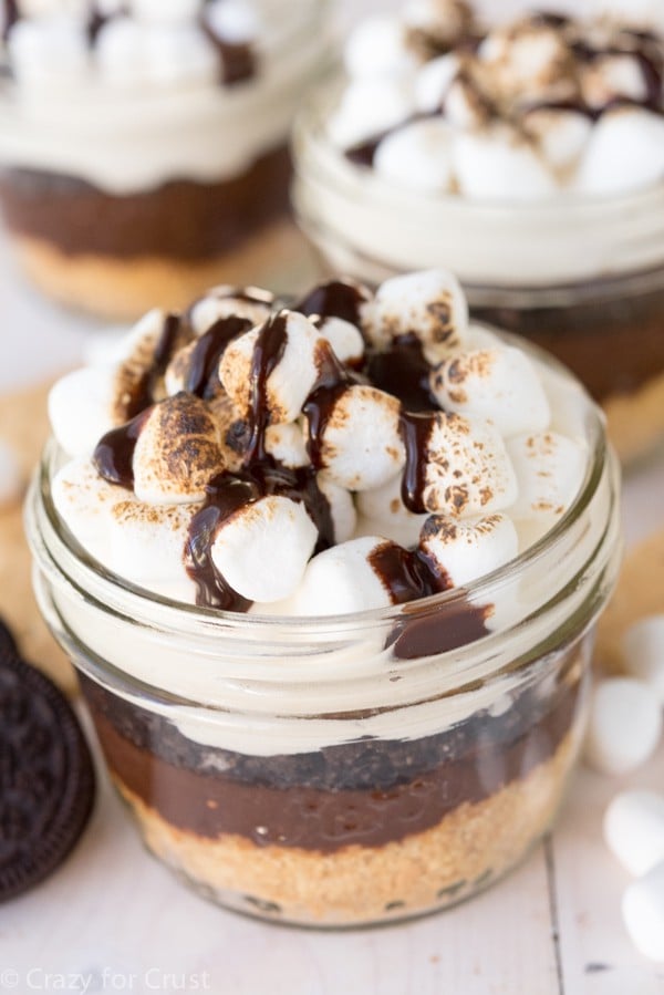 No Bake Oreo S'more Trifle Recipe