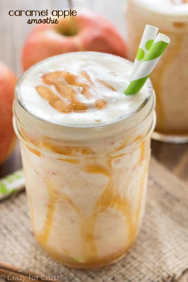 caramel apple smoothie