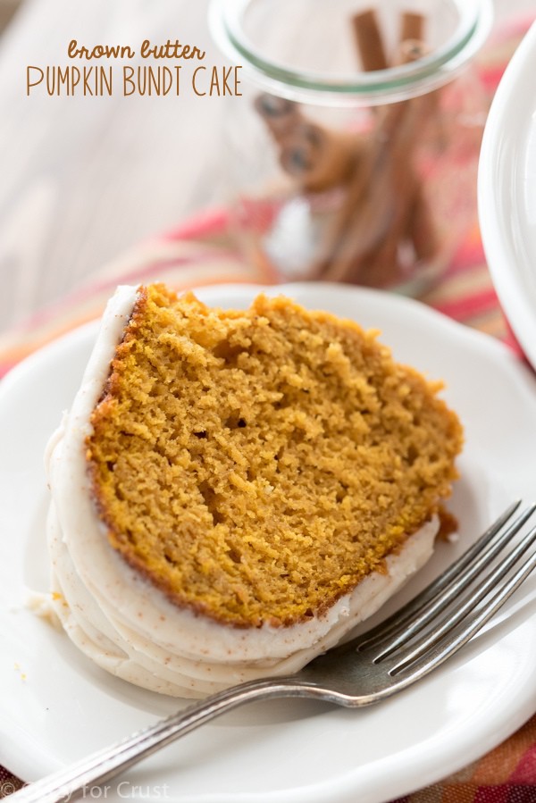 Brown Butter Pumpkin Bundt Cake