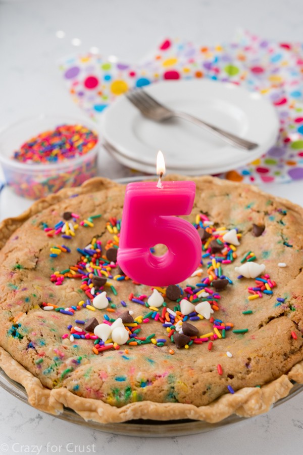 Cake Batter Cookie Pie