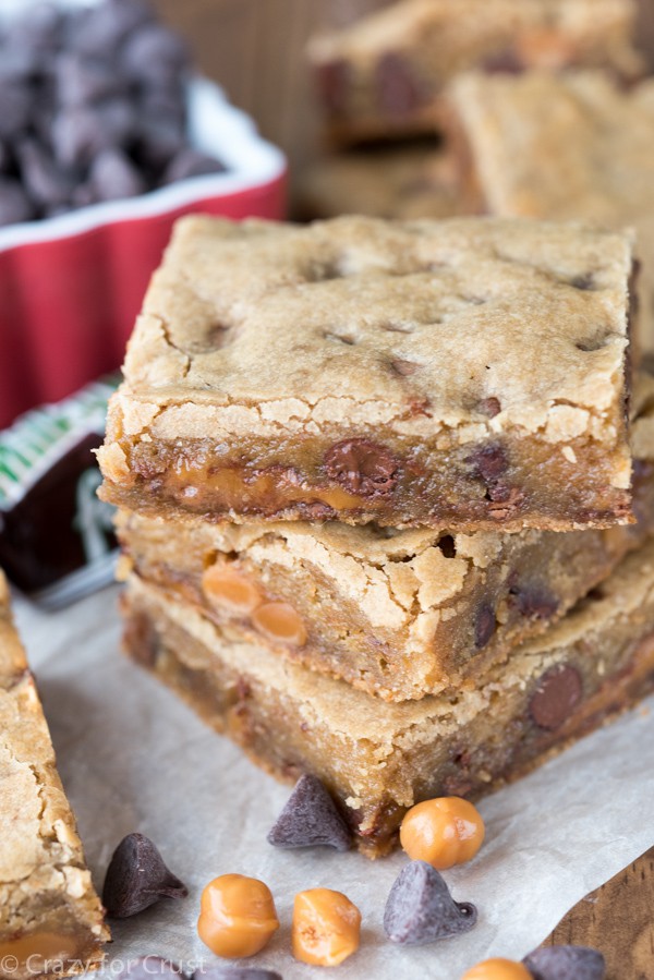 Easy Caramel Milky Way Blondies Recipe