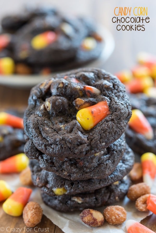 Chocolate Candy Corn Cookies (3 of 6)w