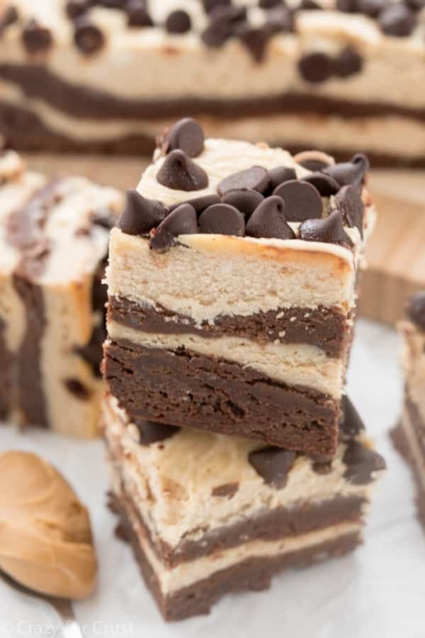 Easy Peanut Butter Cheesecake Brownies Recipe