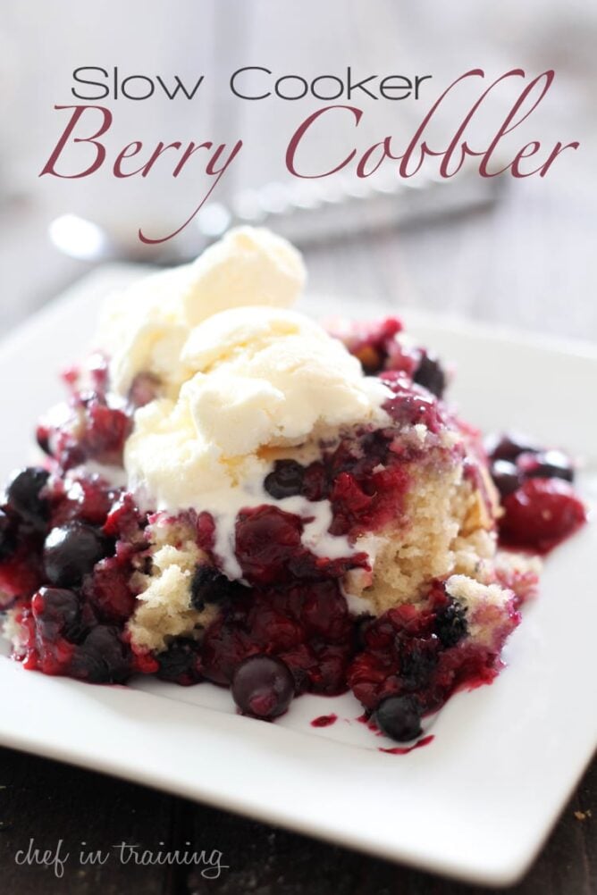 Over 20 Slow Cooker Desserts you MUST make! Crazy for Crust