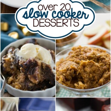 Collage of Slow Cooker Desserts