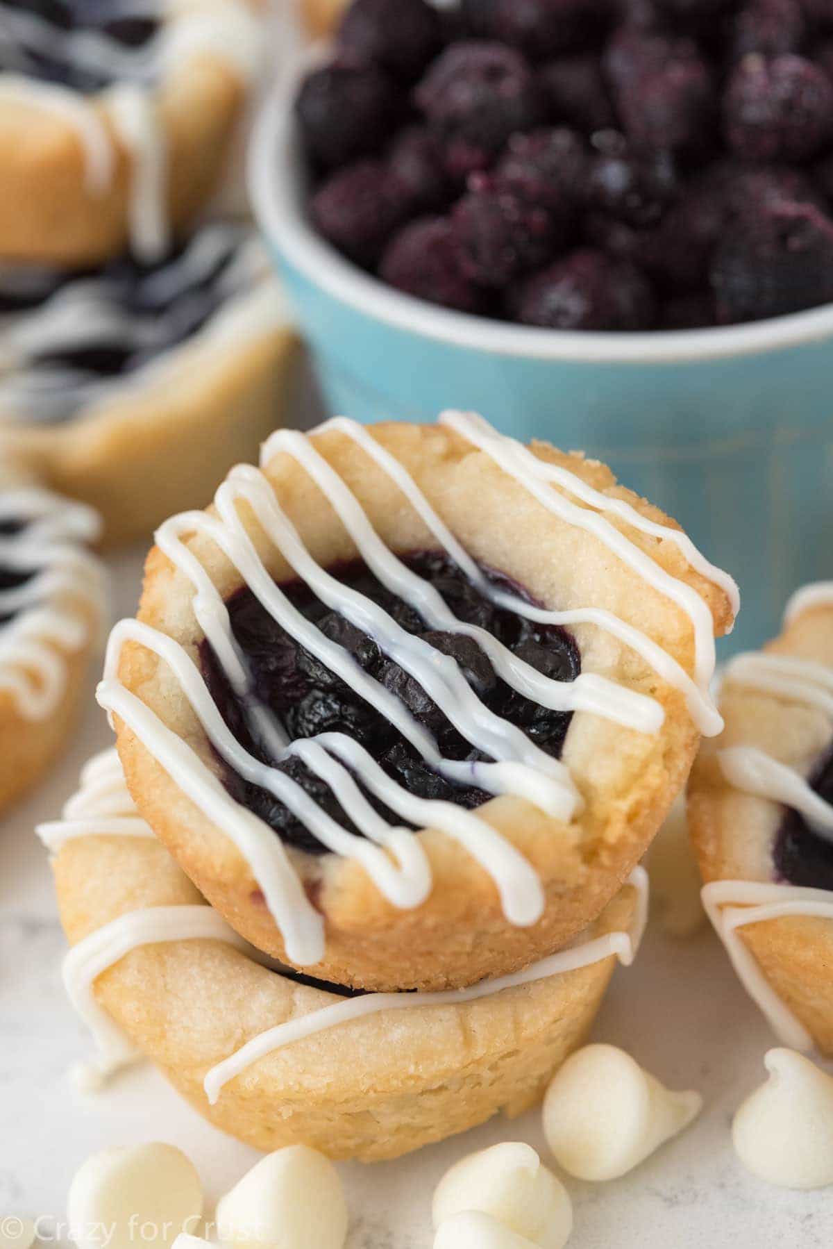 Blueberry Pie Cookies 