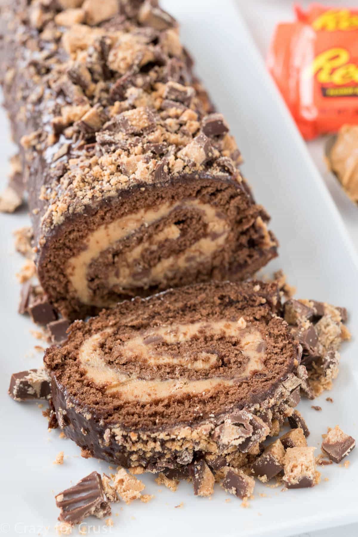 Peanut Butter Cup Cake Roll Recipe
