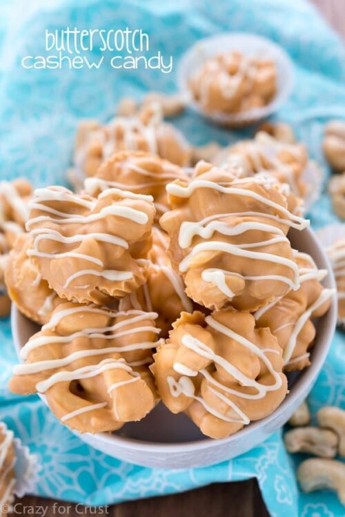 Butterscotch Peanut Butter Cornflake Clusters Crazy for Crust