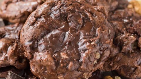 flourless brownie cookies crazy