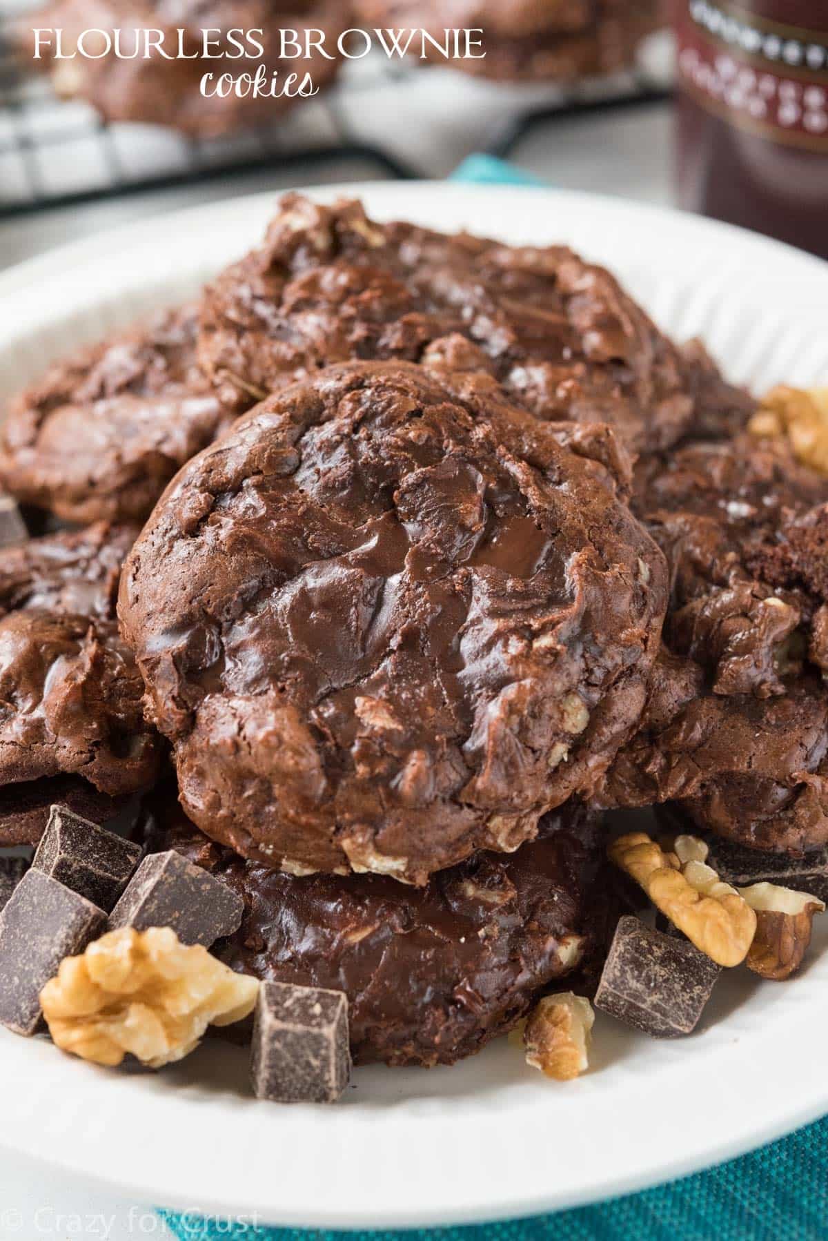 flourless brownie cookies