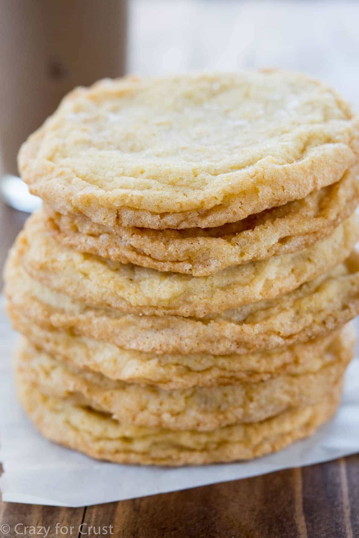 Easy Cornmeal Sugar Cookies