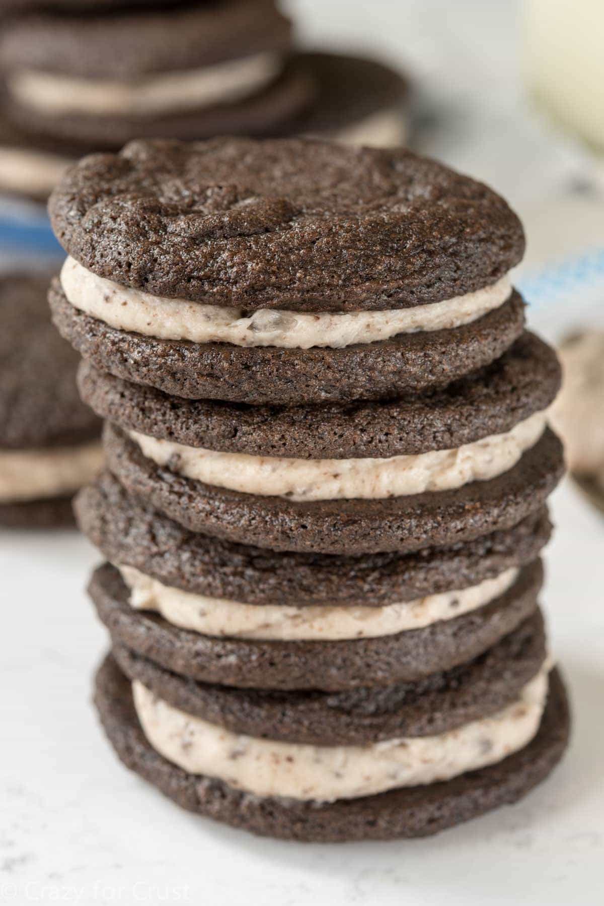 Homemade Cookies 'n Cream Oreos 