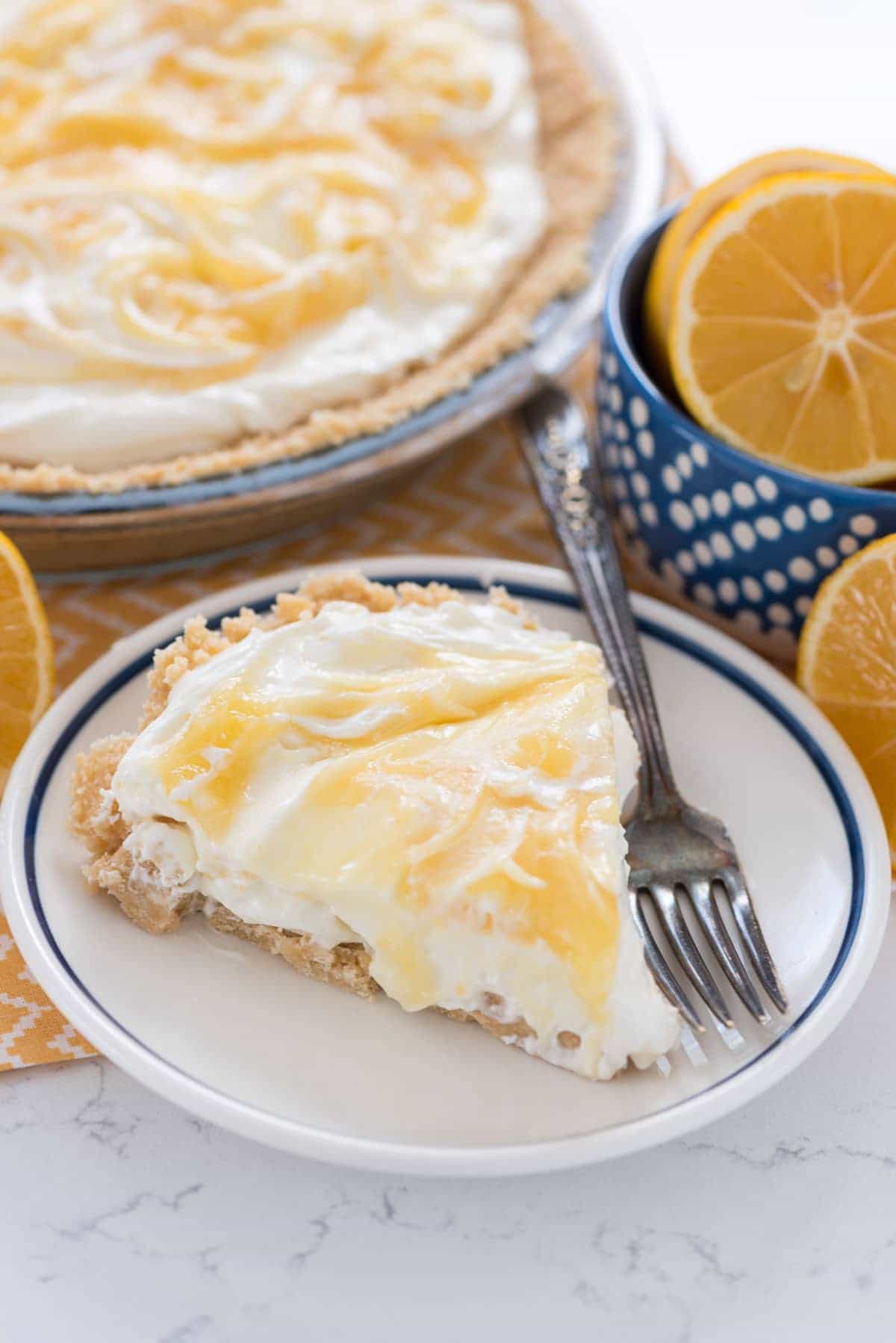 Easy No Bake Lemon Cheesecake Recipe