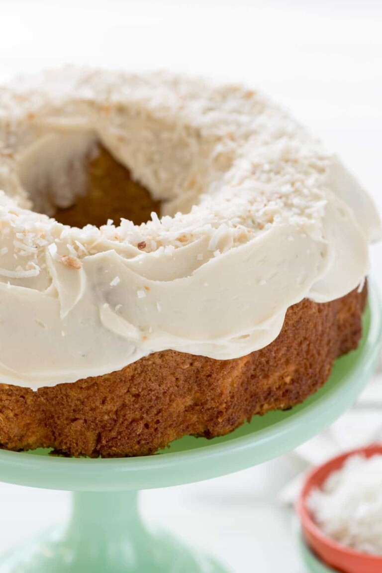 Coconut Carrot Cake- Crazy For Crust