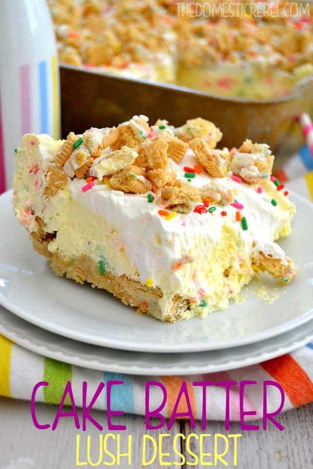 CAKE BATTER LUSH DESSERT