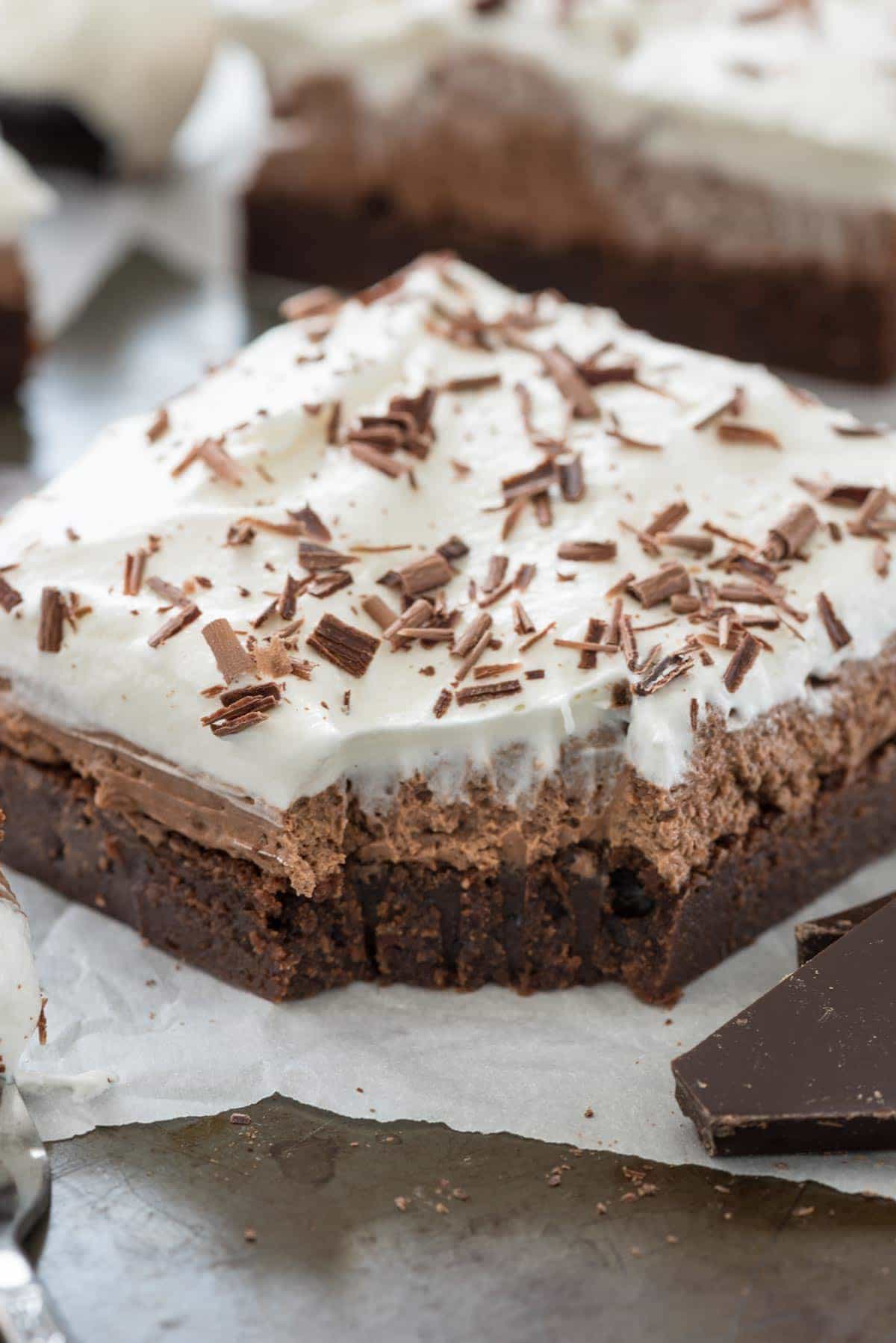 Easy French Silk Brownies Recipe