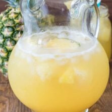 pineapple party punch in pitcher