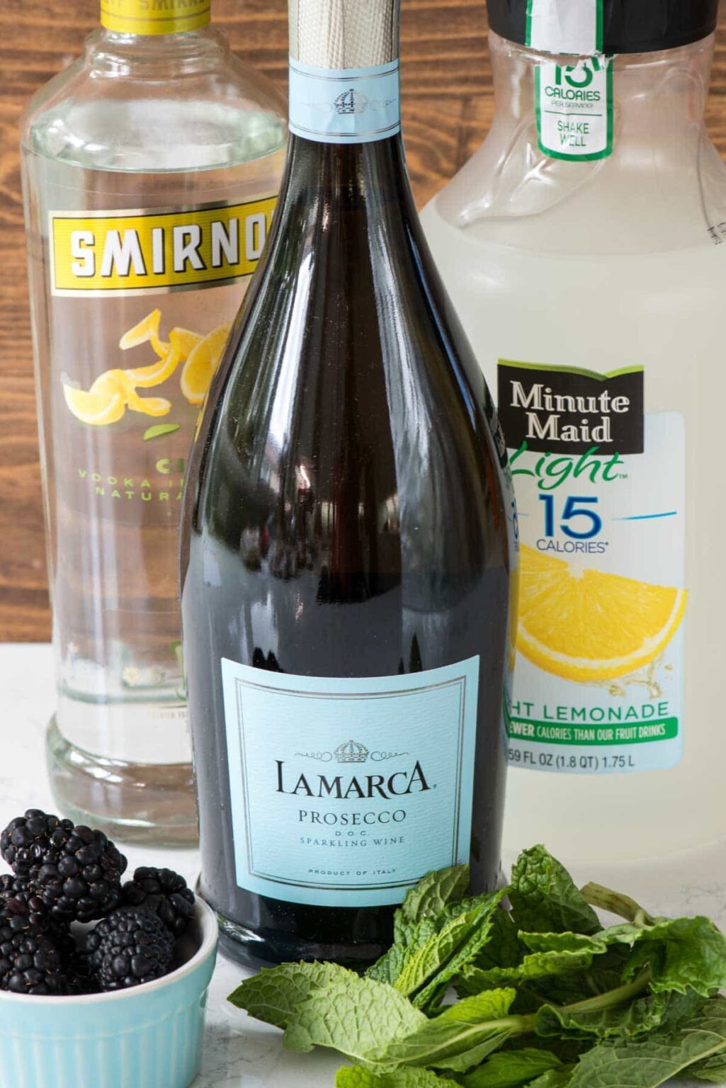 Lemonade Prosecco Punch Crazy for Crust