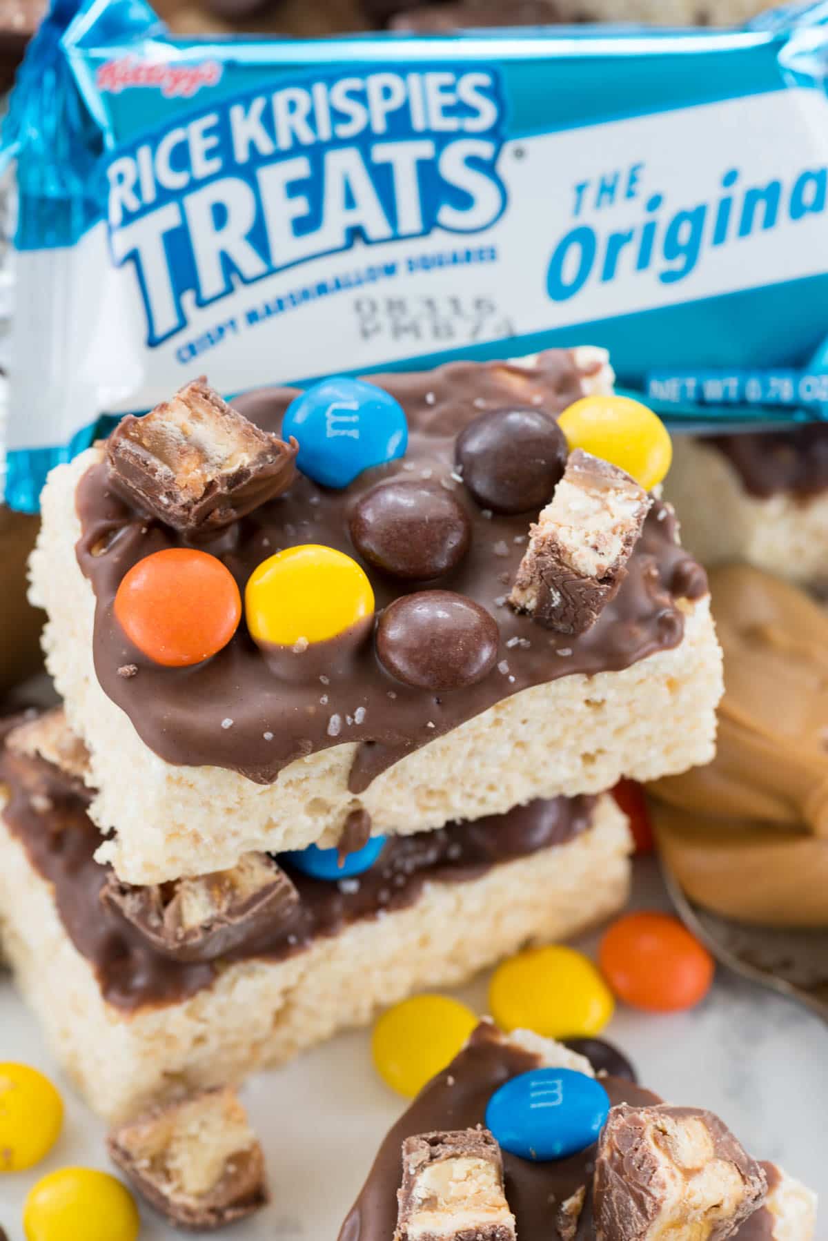 Movie Candy Rice Krispies Treats Recipe - easy, no bake, only 4 ingredients!