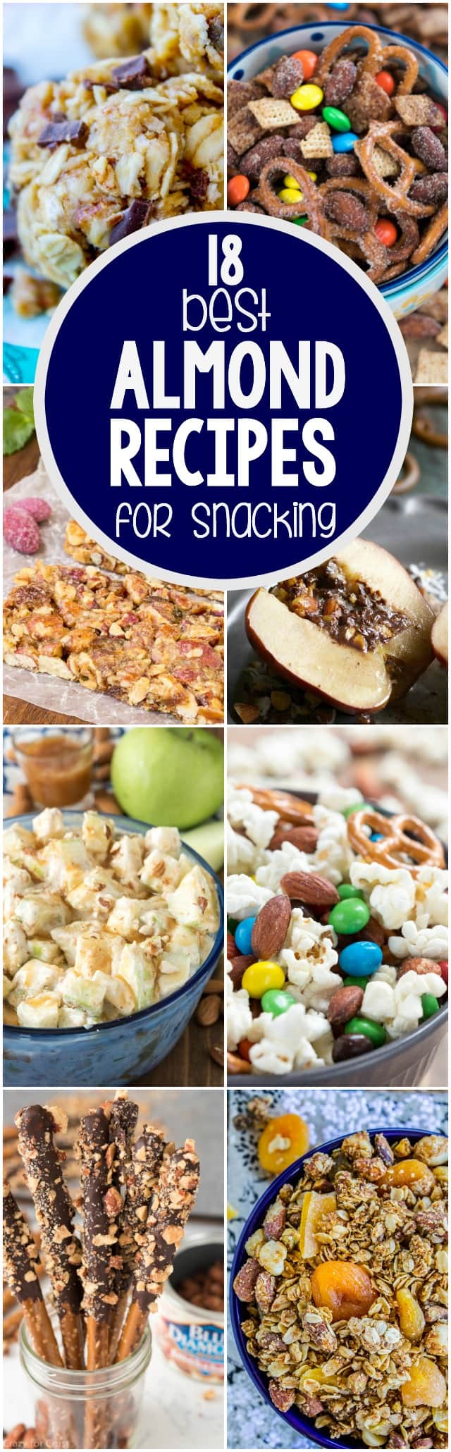 18 Best Almond Recipes for Snacking - these are the perfect sometimes skinnier recipes to use your favorite almonds!