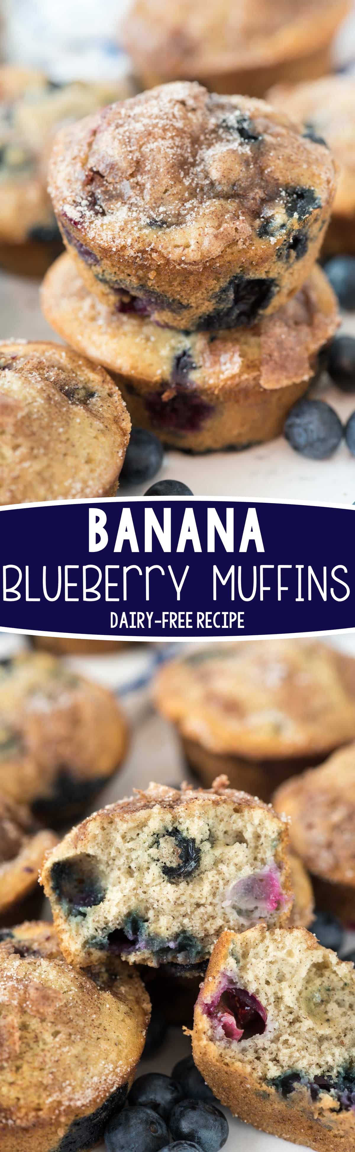 Banana Blueberry Muffins Crazy for Crust