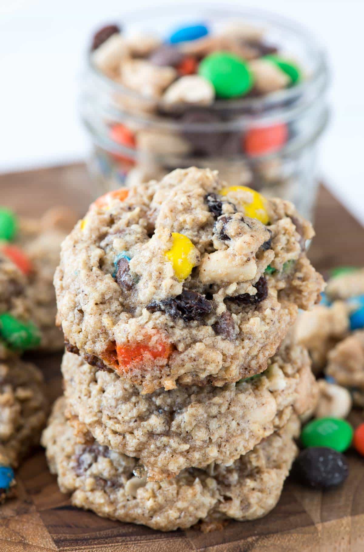 Trail Mix Oatmeal Cookies Recipe