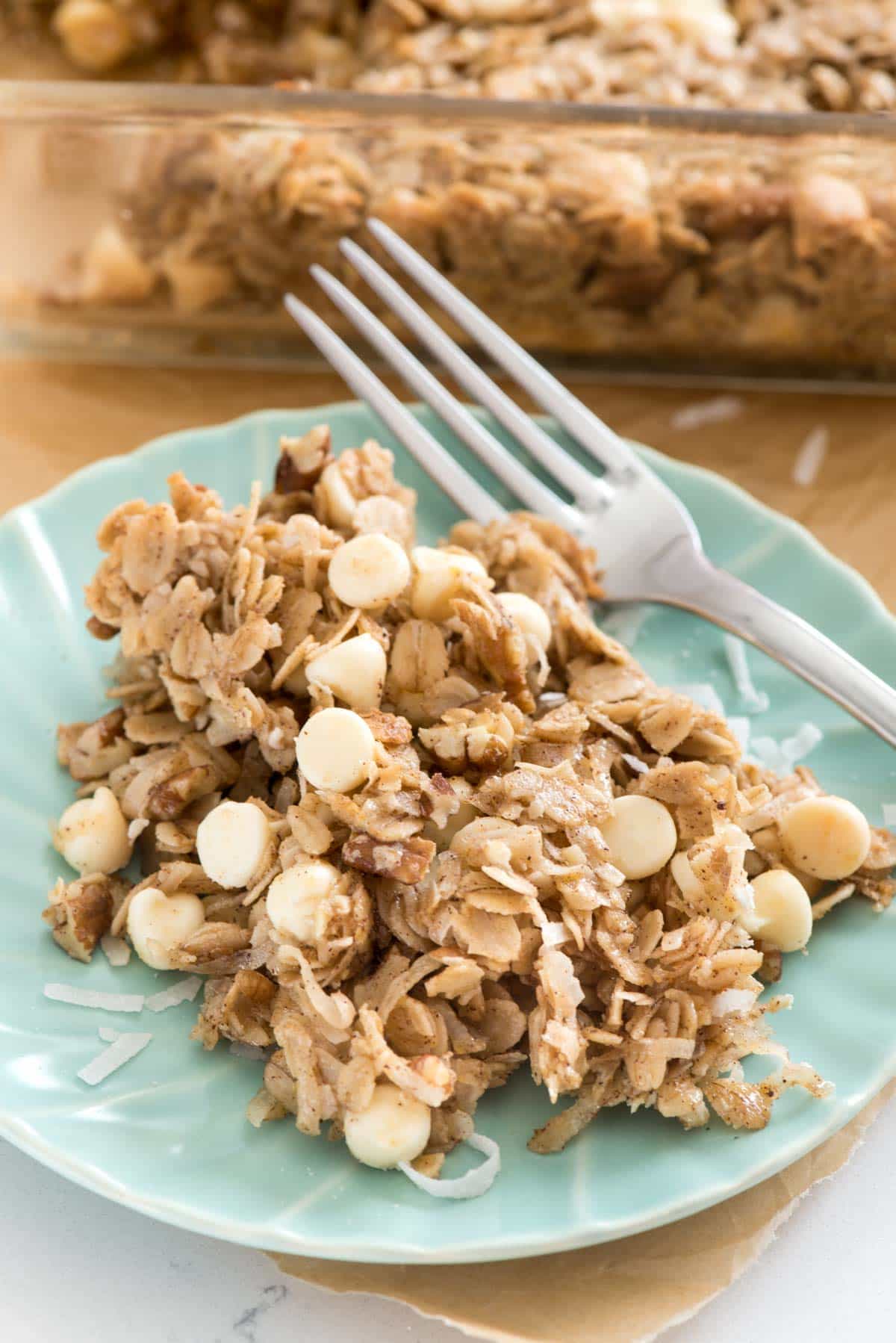 Easy Coconut Lover's Pumpkin Spice Oatmeal Bars Recipe