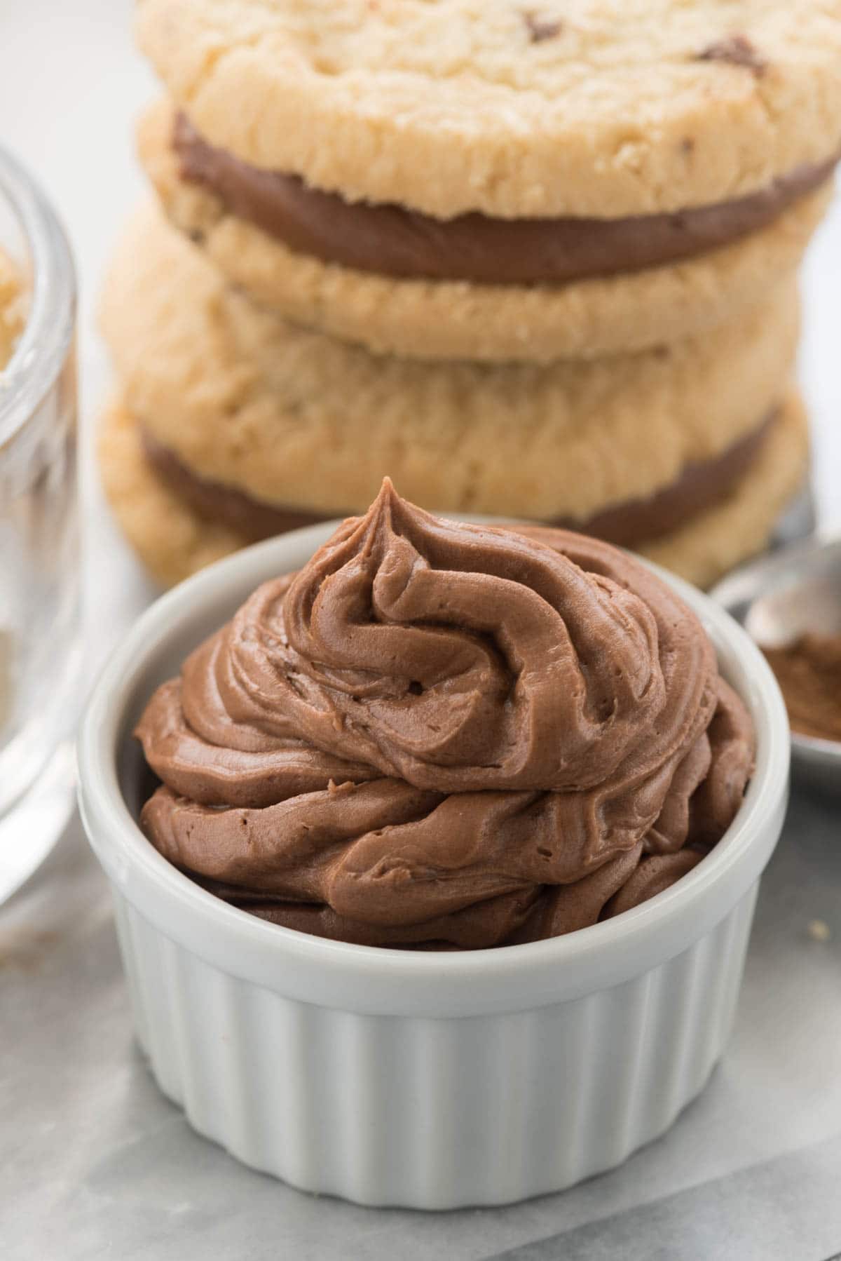Easy Chocolate Mocha Frosting - rich chocolate frosting filled with espresso!