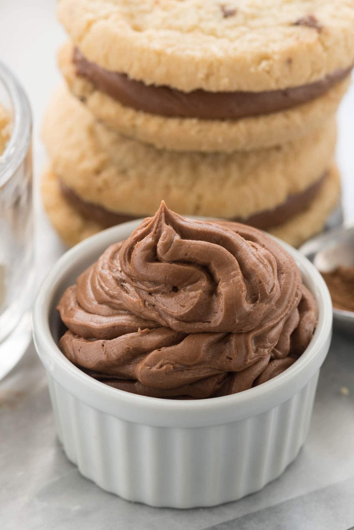 Easy Chocolate Mocha Frosting - rich chocolate frosting filled with espresso!
