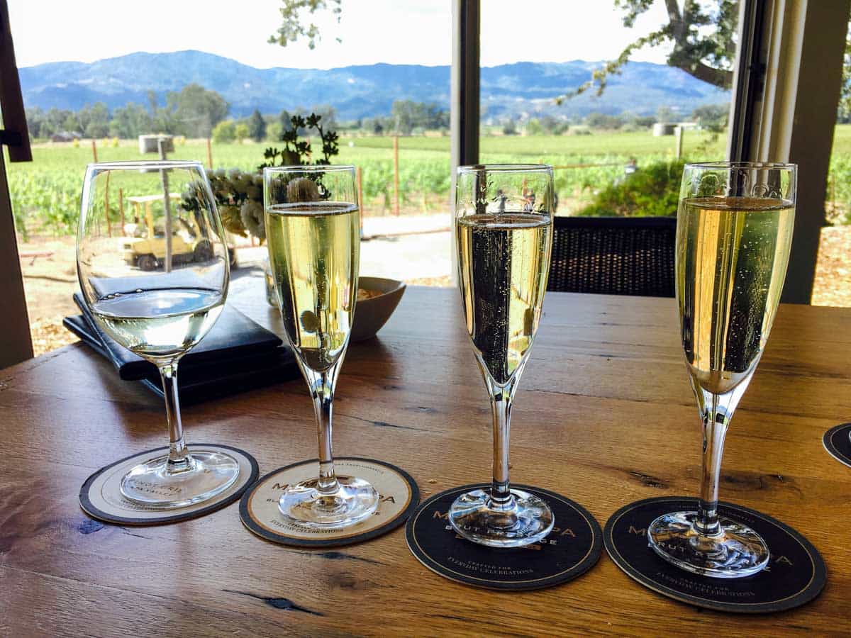 Sparkling Wine Tasting at Mumm Napa