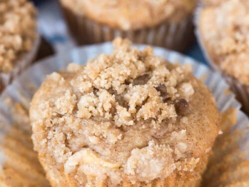 crumb apple muffins crazy