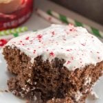 Peppermint Mocha Tres Leches Cake