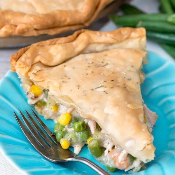 Easy Turkey Pot Pie Recipe with leftover turkey Crazy for Crust