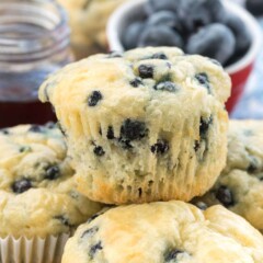 Blueberry Pancake Muffins