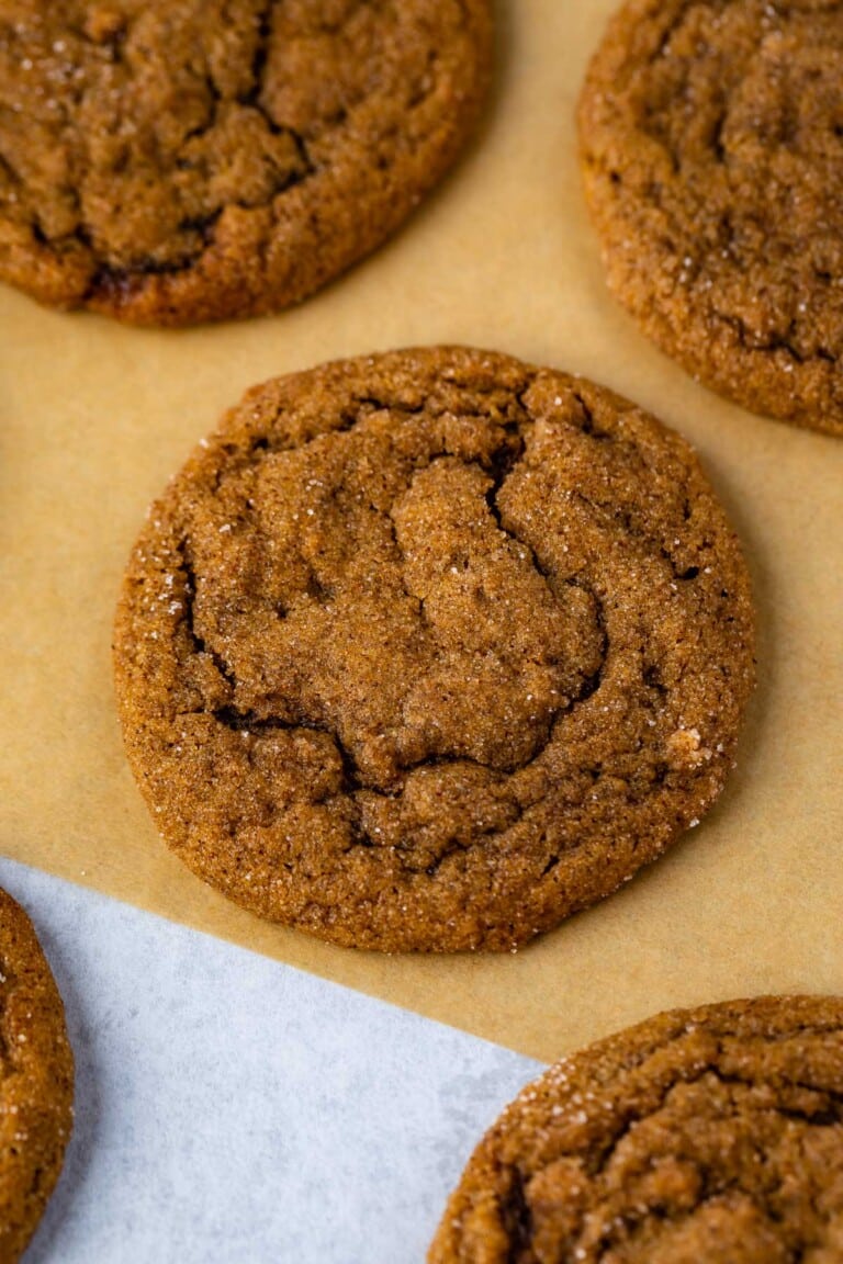 Soft & Chewy Molasses Cookies Crazy for Crust