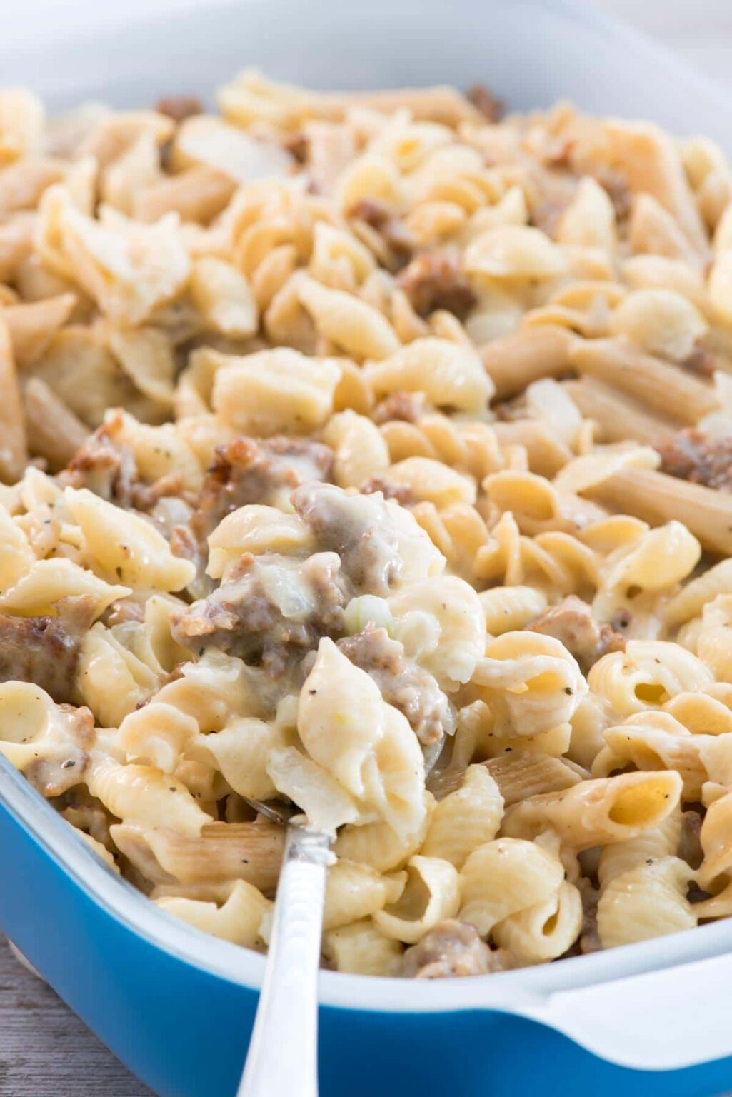 Sausage Macaroni and Cheese Crazy For Crust
