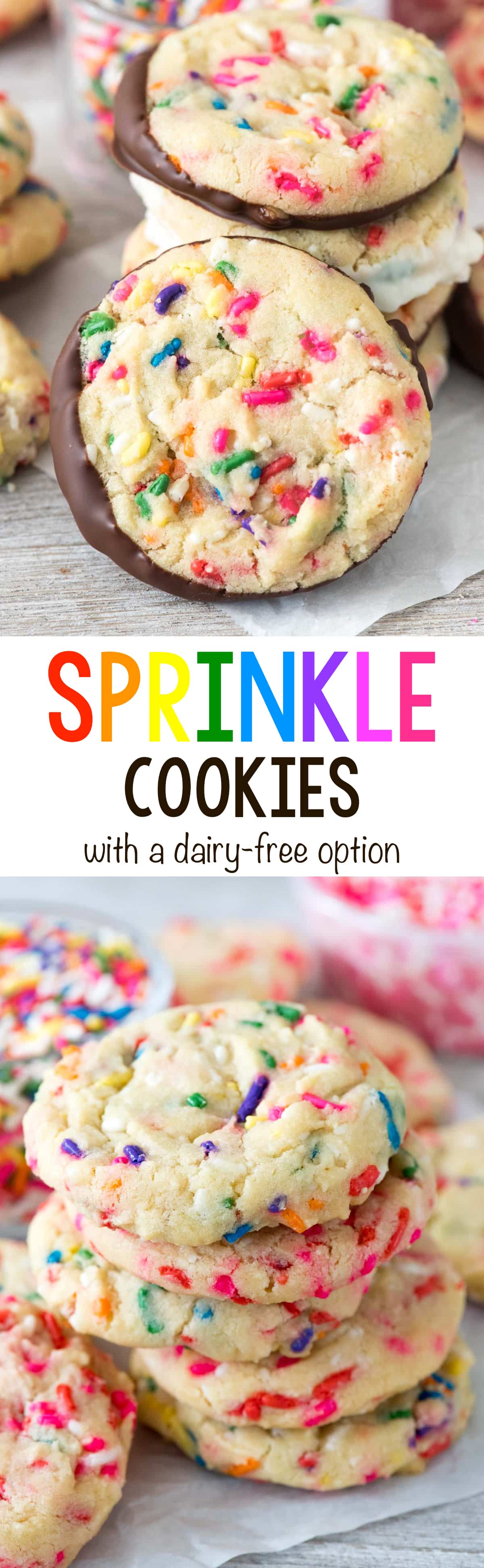 Sprinkle Cookies Recipe Dairy Free Sugar Cookies Recipe Crazy For Crust