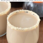 Glass of Irish Cream Pie Cocktail