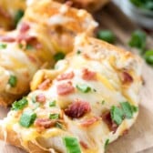 Cheesy Bacon Ranch French Bread Pizza