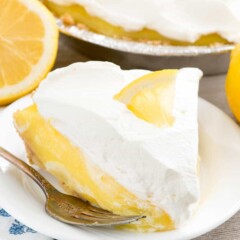 No Bake Lemon Cream Pie