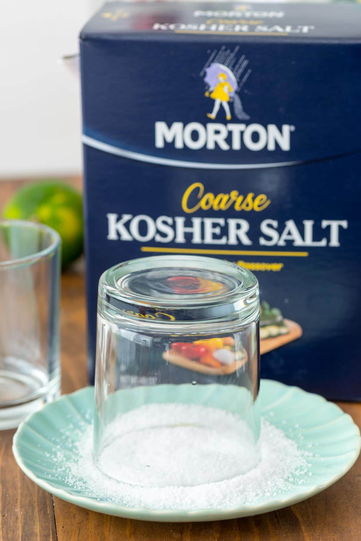 Use Morton Kosher Salt for rimming cocktails 