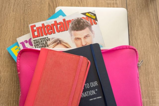 Laptop Case, perfect for storing magazines for long airline flights